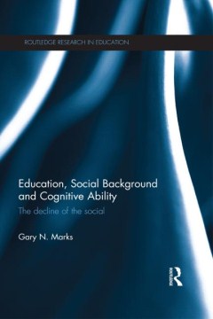 Education, Social Background and Cognitive Ability Online Sale